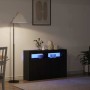 Vitrina Roble negro 116 x 30 x 75 cm Madera contrachapada