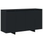 Vitrina Negro 135 x 41 x 69 cm Madera contrachapada