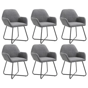 Esszimmerstühle 6 Einheiten aus dunkelgrauem Stoff von vidaXL, Essstühle - Ref: Foro24-277097, Preis: 597,57 €, Rabatt: %