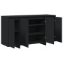 Vitrina Negro 135 x 41 x 69 cm Madera contrachapada