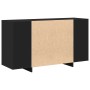 Vitrina Negro 135 x 41 x 69 cm Madera contrachapada