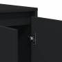 Vitrina Negro 135 x 41 x 69 cm Madera contrachapada