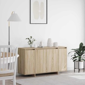 Vitrina Roble Sonoma 135 x 41 x 69 cm Madera contrachapada