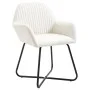 Esszimmerstühle, 4 Einheiten, cremefarbener Stoff von vidaXL, Essstühle - Ref: Foro24-277098, Preis: 396,18 €, Rabatt: %