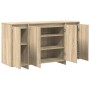 Vitrina Roble Sonoma 135 x 41 x 69 cm Madera contrachapada