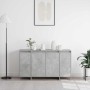 Vitrina Gris hormigón 135 x 41 x 69 cm Madera contrachapada