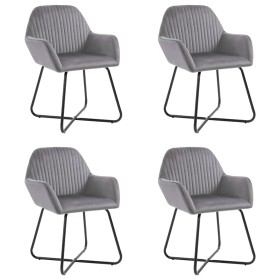 Dining chairs 4 units of gray velvet by vidaXL, dining chairs - Ref: Foro24-277009, Price: 386,57 €, Discount: %