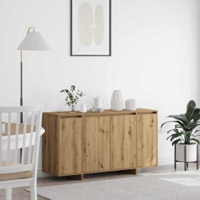 Vitrina Roble artisan 135 x 41 x 69 cm Madera contrachapada
