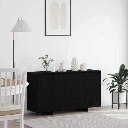 Vitrina Roble negro 135 x 41 x 69 cm Madera contrachapada