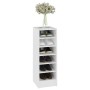 Weißer Schuhschrank aus Sperrholz, 31,5 x 35 x 90 cm von vidaXL, Schuhregale und Schuhorganisatoren - Ref: Foro24-808999, Pre...