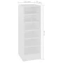 Weißer Schuhschrank aus Sperrholz, 31,5 x 35 x 90 cm von vidaXL, Schuhregale und Schuhorganisatoren - Ref: Foro24-808999, Pre...