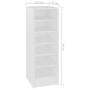 White plywood shoe cabinet 31.5x35x90 cm by vidaXL, Shoe racks and shoe organizers - Ref: Foro24-808999, Price: 55,43 €, Disc...