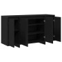 Vitrina Roble negro 135 x 41 x 69 cm Madera contrachapada