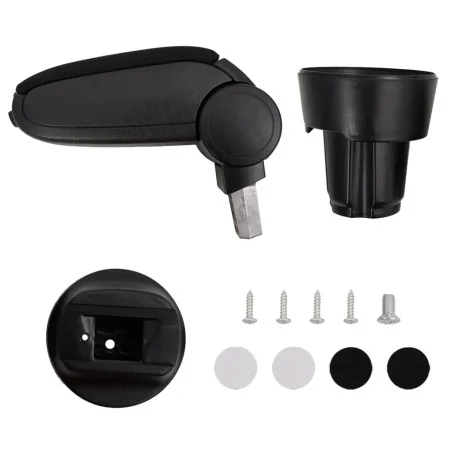 Car armrest ABS black 13x33x(33-49) cm by vidaXL, Motor vehicle seats - Ref: Foro24-154672, Price: 43,56 €, Discount: %