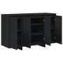 Vitrina Negro 120 x 41 x 75 cm Madera contrachapada
