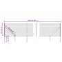 Drahtzaun mit Ankerspitzen grün 1,1x10 m von vidaXL, Zaunpaneele - Ref: Foro24-153922, Preis: 113,24 €, Rabatt: %