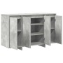 Vitrina Gris hormigón 120 x 41 x 75 cm Madera contrachapada