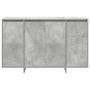 Vitrina Gris hormigón 120 x 41 x 75 cm Madera contrachapada