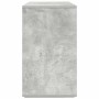 Vitrina Gris hormigón 120 x 41 x 75 cm Madera contrachapada
