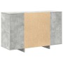 Vitrina Gris hormigón 120 x 41 x 75 cm Madera contrachapada