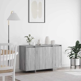 Vitrina Gris sonoma 120 x 41 x 75 cm Madera contrachapada