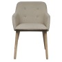 Dining chairs, 4 units, beige fabric and solid oak wood. by vidaXL, dining chairs - Ref: Foro24-270570, Price: 465,70 €, Disc...
