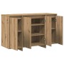 Vitrina Roble artisan 120 x 41 x 75 cm Madera contrachapada