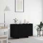 Vitrina Roble negro 120 x 41 x 75 cm Madera contrachapada