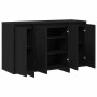Vitrina Roble negro 120 x 41 x 75 cm Madera contrachapada