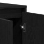 Vitrina Roble negro 120 x 41 x 75 cm Madera contrachapada