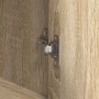 Vitrina Roble Sonoma 120 x 41 x 75 cm Madera contrachapada