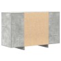 Vitrina Gris hormigón 120 x 41 x 75 cm Madera contrachapada