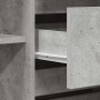 Vitrina Gris hormigón 120 x 41 x 75 cm Madera contrachapada