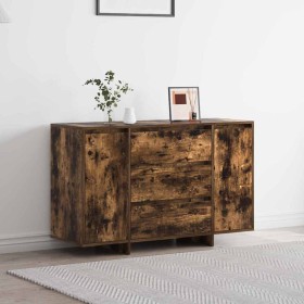 Vitrina Roble ahumado 120 x 41 x 75 cm Madera contrachapada