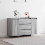 Vitrina Gris sonoma 120 x 41 x 75 cm Madera contrachapada