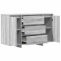 Vitrina Gris sonoma 120 x 41 x 75 cm Madera contrachapada