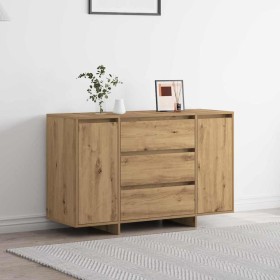 Vitrina Roble artisan 120 x 41 x 75 cm Madera contrachapada
