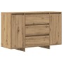 Vitrina Roble artisan 120 x 41 x 75 cm Madera contrachapada