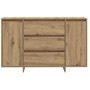 Vitrina Roble artisan 120 x 41 x 75 cm Madera contrachapada