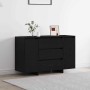 Vitrina Roble negro 120 x 41 x 75 cm Madera contrachapada