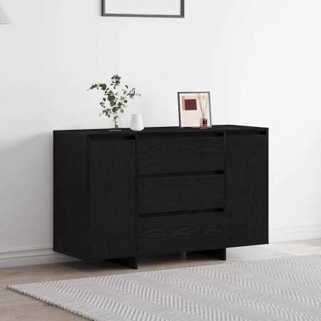 Vitrina Roble negro 120 x 41 x 75 cm Madera contrachapada