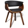 Sillas de comedor 6 unidades madera curvada y cuero artificial de vidaXL, Sillas de comedor - Ref: Foro24-270552, Precio: 970...