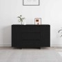 Vitrina Roble negro 120 x 41 x 75 cm Madera contrachapada