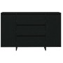 Vitrina Roble negro 120 x 41 x 75 cm Madera contrachapada