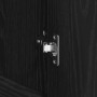 Vitrina Roble negro 120 x 41 x 75 cm Madera contrachapada