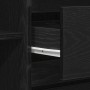 Vitrina Roble negro 120 x 41 x 75 cm Madera contrachapada
