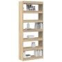 Estantería Roble Sonoma 80 x 30 x 198 cm Madera contrachapada