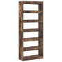 Estantería Roble ahumado 80 x 30 x 198 cm Madera contrachapada