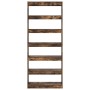 Estantería Roble ahumado 80 x 30 x 198 cm Madera contrachapada