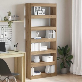 Estantería Roble artisan 80 x 30 x 198 cm Madera contrachapada